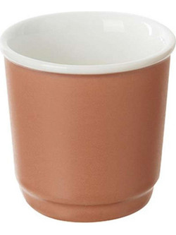 Plastona Φλιτζάνι Espresso & Ελληνικού Καφέ Πορσελάνης Καφέ 90ml 37992