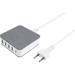 Xtorm USB Power Hub Cube Pro 4Χ USB charging ports QC3.0 και 1Χ 30W USB-C charging port - XPD18