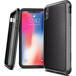 X-Doria Defense Lux Leather Black (iPhone XS Max)