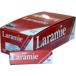 Χαρτάκια στριφτού Laramie Κόκκινα κουτί με 50 τσιγαρόχαρτα
