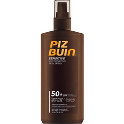 Piz Buin Sensitive Αντηλιακό Spray Σώματος SPF50 200ml