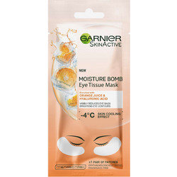 Garnier Moisture Bomb Tissue Eye Patches για Ενυδάτωση με Υαλουρονικό 6gr