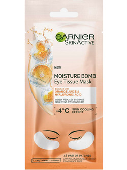 Garnier Moisture Bomb Tissue Eye Patches για Ενυδάτωση με Υαλουρονικό 6gr