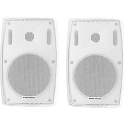 Audio Master PL205 Ηχεία Τοίχου 30W Αδιάβροχα Λευκά (Ζεύγος)