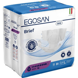 Egosan All in One Diapers Maxi Large Πάνες Ακράτειας 4 Σταγόνες 15τμχ