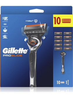 Gillette Fusion 5 Proglide Ξυραφάκι με Ανταλλακτικές Κεφαλές με 5 Λεπίδες & Λιπαντική Ταινία + Ανταλλακτικά Ξυραφάκια 10τμχ