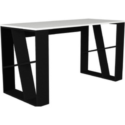 Welhome Γραφείο Ξύλινο με Βιβλιοθήκη 140x60x74cm 1036-0436