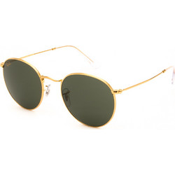 Ray-Ban RB3447 9196/31 Ανδρικά Γυαλιά Ηλίου Οβάλ Μεταλλικά Χρυσά με Πράσινο Polarized Φακό