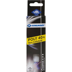 Donic 3 Star Champion Poly 40+279698-001 3τμχ
