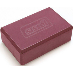 ΤΟΥΒΛΑΚΙ SISSEL YOGA BLOCK ΜΠΟΡΝΤΟ