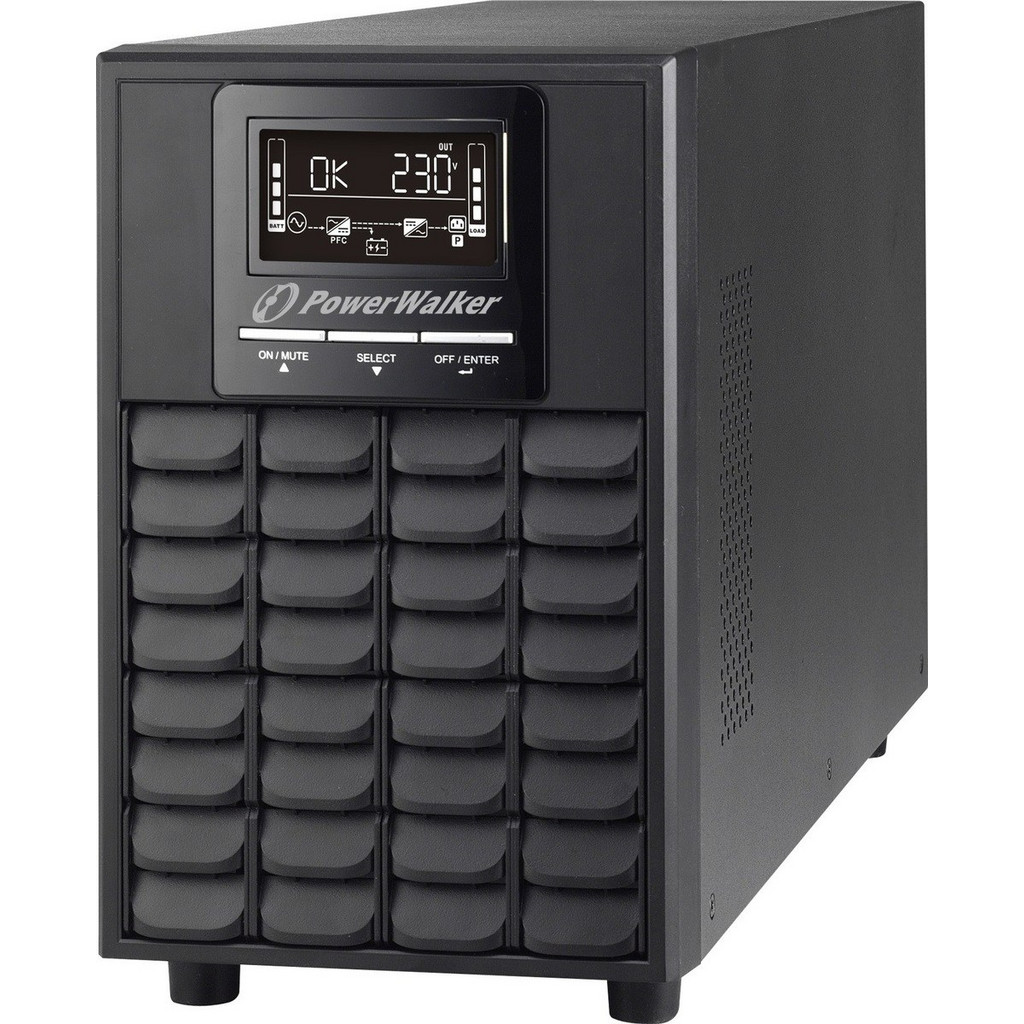 Onduleur PowerWalker VFI 1000 TG - 1000VA/900W - Online UPS Avec Batteries - Pour Bureau & Maison