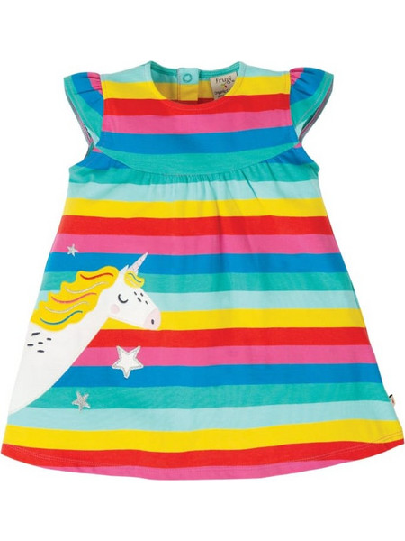 Frugi Παιδικό Φόρεμα Πολύχρωμο DRS008FUN