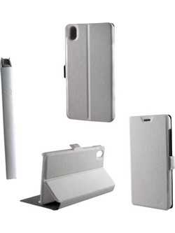 VOLTE-TL PU ΘΗΚΗ LENOVO A7000 LEATHER BOOK-STAND WHITE