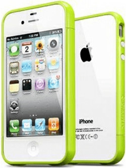 Volte-Tel Bumper Θήκη iPhone 4/4s Green 2 τμχ