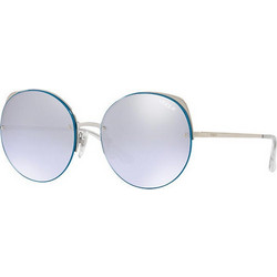 Vogue VO4081S 323/7A Γυναικεία Γυαλιά Ηλίου Cat Eye Μεταλλικά Ασημί με Γκρι Καθρέπτη Φακό