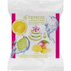 Benecos Natural Care Ενυδατικά Μαντηλάκια Καθαρισμού Προσώπου 25τμχ