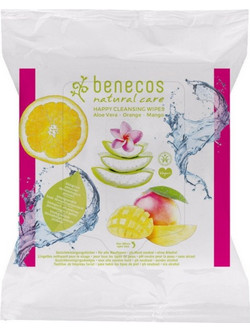 Benecos Natural Care Ενυδατικά Μαντηλάκια Καθαρισμού Προσώπου 25τμχ