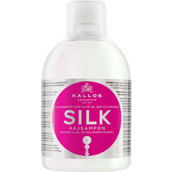 Kallos KJMN Silk Olive Oil & Silk Protein Σαμπουάν κατά της Ξηροδερμίας για Ξηρά & Ταλαιπωρημένα Μαλλιά 1lt