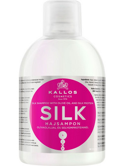 Kallos KJMN Silk Olive Oil & Silk Protein Σαμπουάν κατά της Ξηροδερμίας για Ξηρά & Ταλαιπωρημένα Μαλλιά 1lt