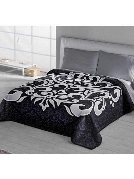 Κουβέρτα 220X240 Υπέρδιπλη Βελουτέ Ster 289 Belpla Black