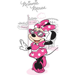Dimcol Minnie 056 Παιδική Πετσέτα Θαλάσσης Ροζ 70x140cm