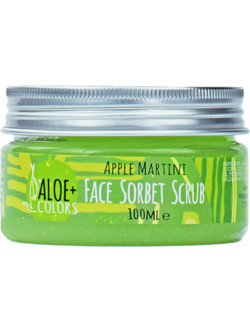 Aloe Plus Natural Cosmetics Apple Martini Face & Body Sorbet Scrub Προσώπου 100ml