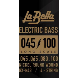 La Bella RX-N4B Σετ 4 Χορδές Ηλεκτρικού Μπάσου Nickel Plated Steel 45-100"