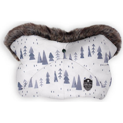 KikkaBoo Shiny Snow Γάντια Καροτσιού Forest White