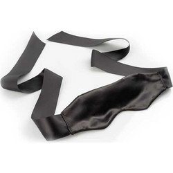 Fetish Black Satin Blindfold by Pipedream