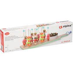 Alpina Switzerland Σετ 14 τεμ. Ξύλινη Βάση 5x37x10cm, 02267 Τιρκουάζ