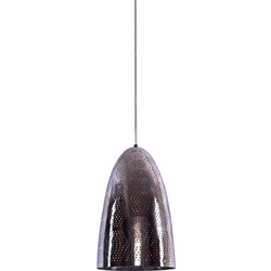 Home Lighting Amila Κρεμαστό Φωτιστικό Οροφής Μονόφωτο E27 Ασημί 77-4392