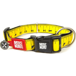 Max & Molly Ruler Κολάρο Σκύλου Κίτρινο 2.5x39-62cm