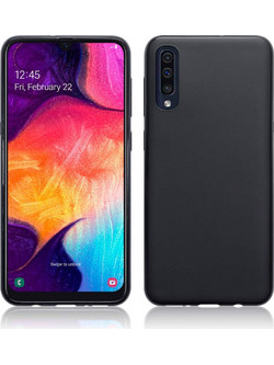 Senso Soft Touch Black Cover Black (Galaxy A50)