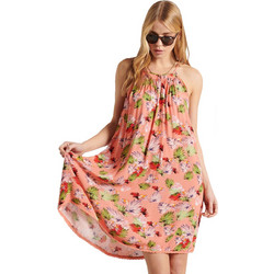 Superdry Beach Mini Καλοκαιρινό Καθημερινό Φόρεμα Σομόν W8010724A-5DY
