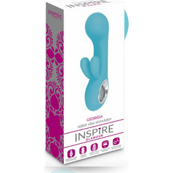 Inspire Glamour Georgia Δονητής Rabbit 15.4cm Τιρκουάζ