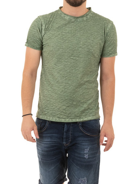 Κοντομάνικη Μπλούζα T-Shirt Back2Jeans MD32 Pesto