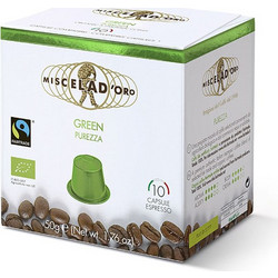 Miscela D'Oro Κάψουλες Espresso Green Purezza Συμβατές με Μηχανή Nespresso 10τμχ