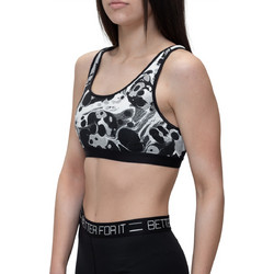 Li-Ning Camo Tight Fit Αθλητικό Μπουστάκι με Μέτρια Στήριξη Μαύρο AUBM194-1