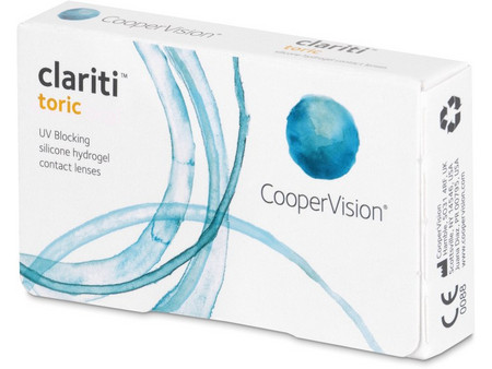 Cooper Vision Clariti Toric Μηνιαίοι Φακοί Επαφής Αστιγματικοί Σιλικόνης Υδρογέλης 6τμχ