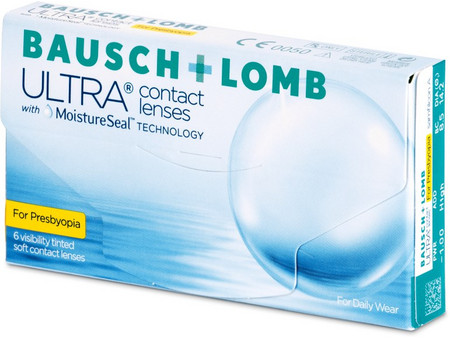 Bausch & Lomb Ultra For Presbyopia Μηνιαίοι Φακοί Επαφής Πολυεστιακοί Σιλικόνης Υδρογέλης 6τμχ