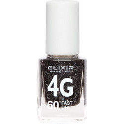 Elixir 4G Fast Dry 192 Glitter Βερνίκι Νυχιών Μακράς Διαρκείας Quick Dry 13ml