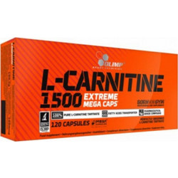 Olimp L-Carnitine Extreme Mega Συμπλήρωμα Διατροφής με Καρνιτίνη 1500mg 120 Κάψουλες