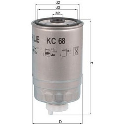 Φίλτρο καυσίμου KNECHT KC68