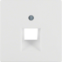 Πλακίδιο Πρίζας RJ11/RJ45 Q.1/Q.3/Q.7 Λευκό Berker