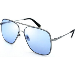 Borbonese BES925 08/61 Γυναικεία Γυαλιά Ηλίου Aviator Μεταλλικά Ασημί με Μπλε Polarized Φακό
