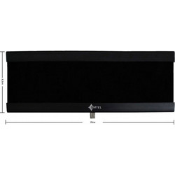 Κεραία εξωτερικού χώρου μαύρη UHF Matel AN-DIGITAL-5G Full Hd 1080p με φις τύπου F 0226-0023