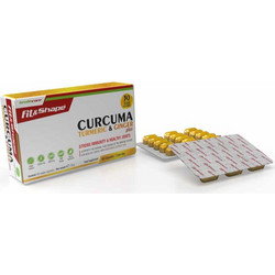 Fit & Shape Vegan Curcuma, Turmeric & Ginger Plus 30 Κάψουλες