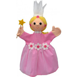 Γαντόκουκλα Flower Fairy Pink 34cm Moravska 22076A