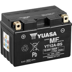 Yuasa Μπαταρία Μοτοσυκλέτας YT12A-BS 10.5Ah