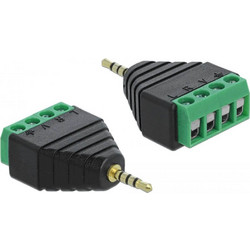 Adapter Delock (65453) - Stereo 3.5 mm Σε Terminal Block 4 pin 65453